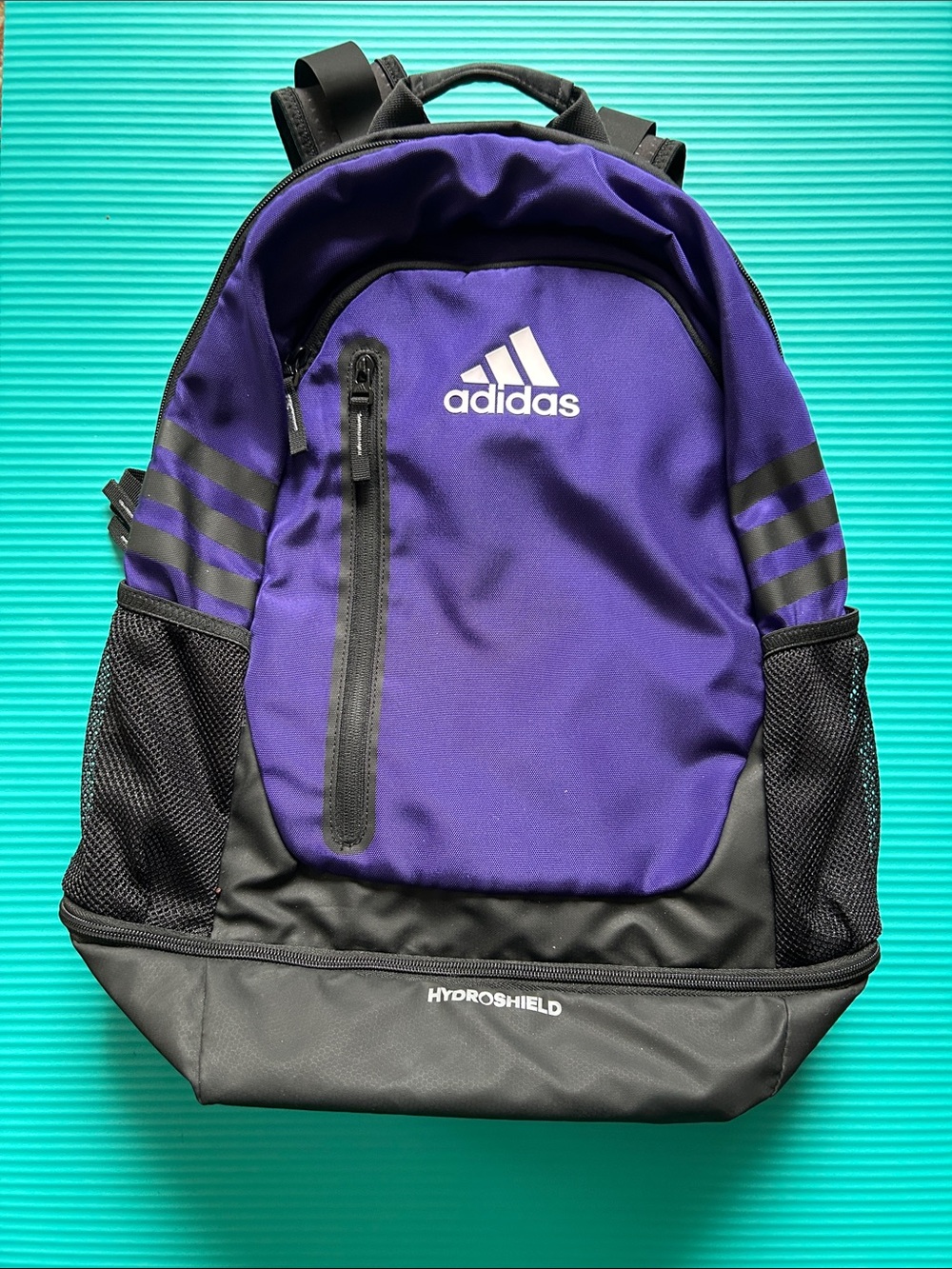 adidas Like NEW! Purple and Black HydroShield unisex Backpack